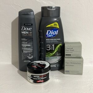 Man body care bundle includes Dove, Dial, Magic & Lumin
